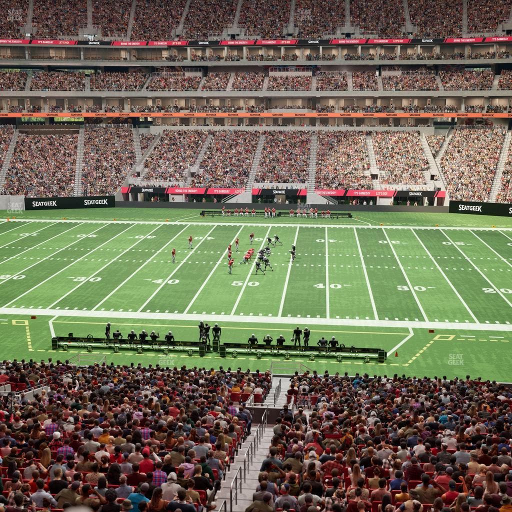 Mercedes-Benz Stadium - Section Gullwing Club 25 Seat View