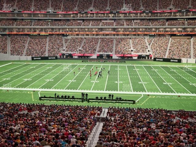 Mercedes-Benz Stadium - Section Gullwing Club 25 Seat View