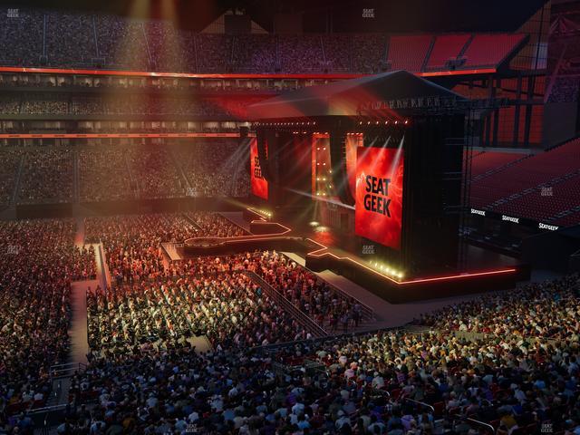 Mercedes-Benz Stadium - Section Gullwing Club 25 Seat View