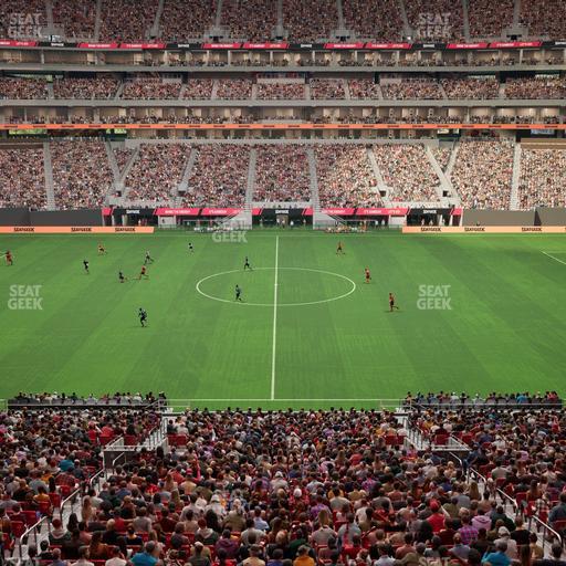 Mercedes-Benz Stadium - Section Gullwing Club 26 Seat View