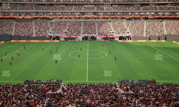 Mercedes-Benz Stadium - Section Gullwing Club 26 Seat View