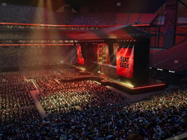 Mercedes-Benz Stadium - Section Gullwing Club 26 Seat View