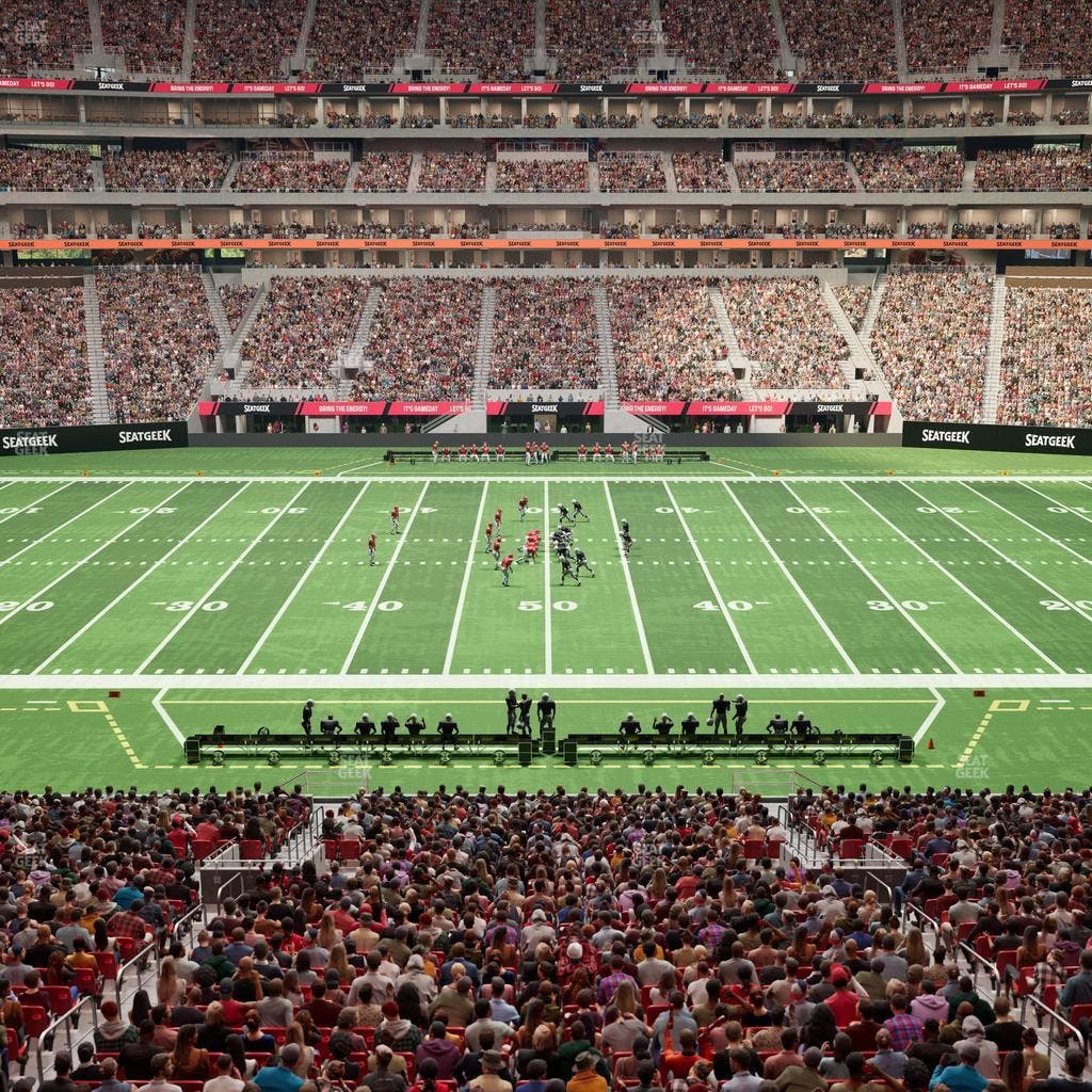 Mercedes-Benz Stadium - Section Gullwing Club 26 Seat View