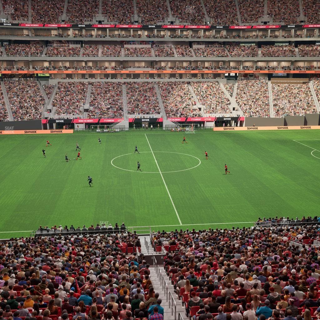 Mercedes-Benz Stadium - Section Gullwing Club 27 Seat View