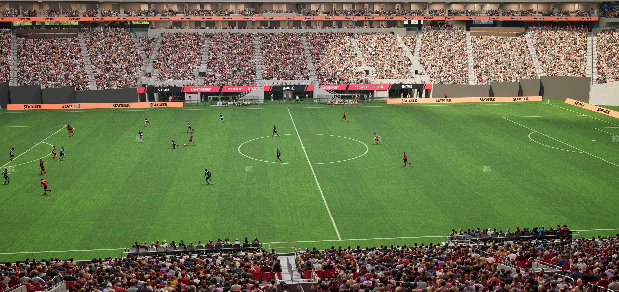 Mercedes-Benz Stadium - Section Gullwing Club 27 Seat View