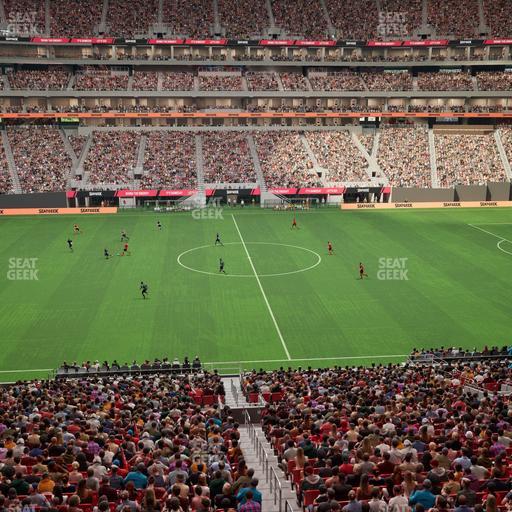 Mercedes-Benz Stadium - Section Gullwing Club 27 Seat View