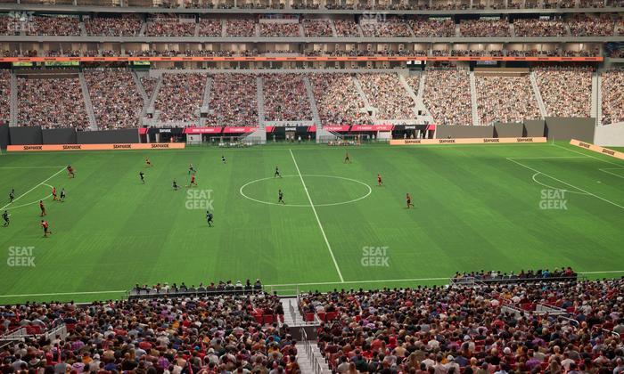 Mercedes-Benz Stadium - Section Gullwing Club 27 Seat View