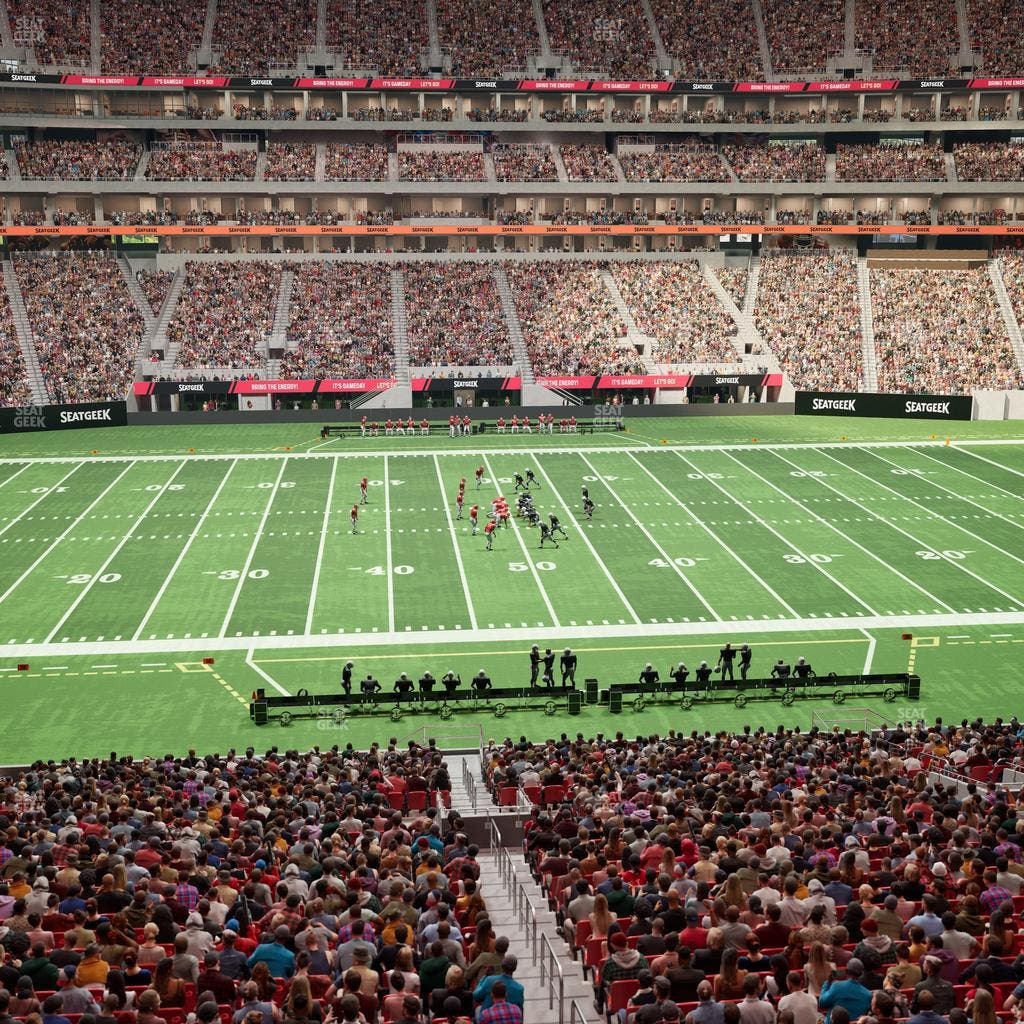 Mercedes-Benz Stadium - Section Gullwing Club 27 Seat View