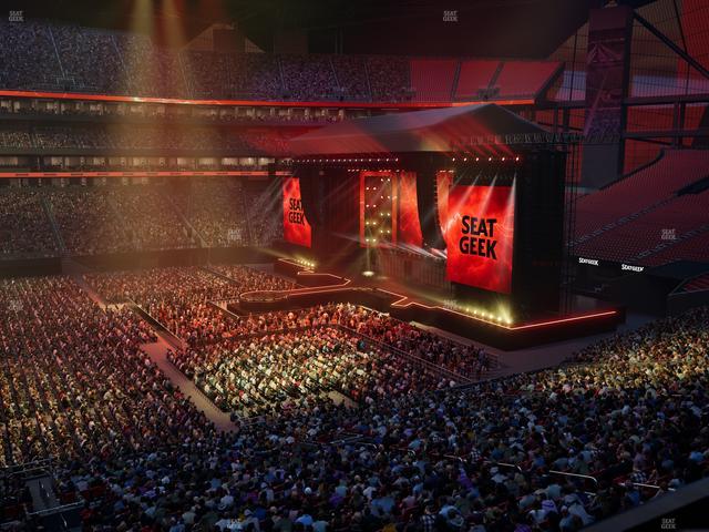 Mercedes-Benz Stadium - Section Gullwing Club 27 Seat View