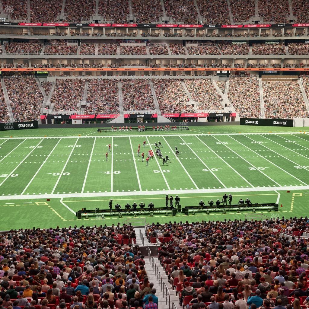 Mercedes-Benz Stadium - Section Gullwing Club 27 Seat View