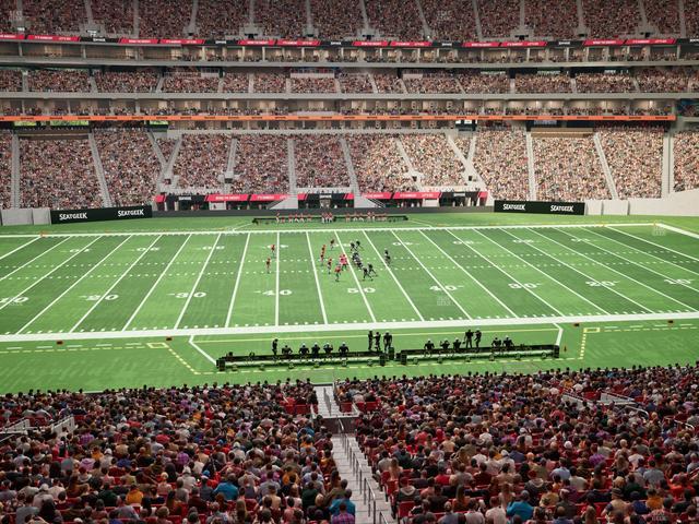 Mercedes-Benz Stadium - Section Gullwing Club 27 Seat View