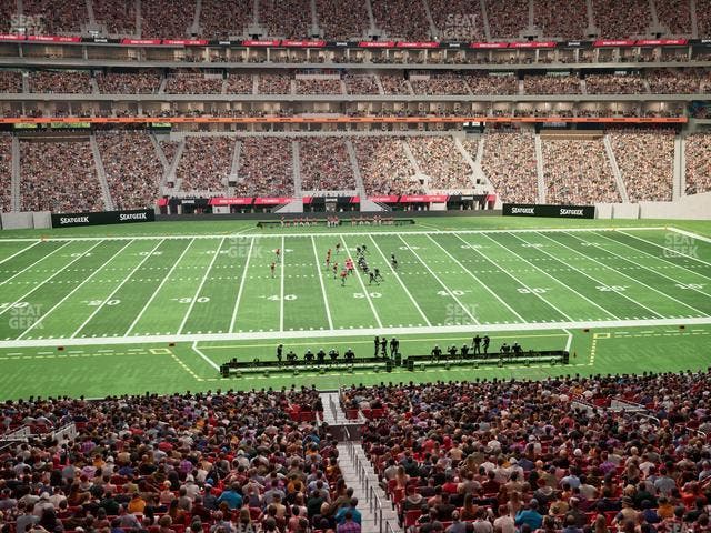Mercedes-Benz Stadium - Section Gullwing Club 27 Seat View