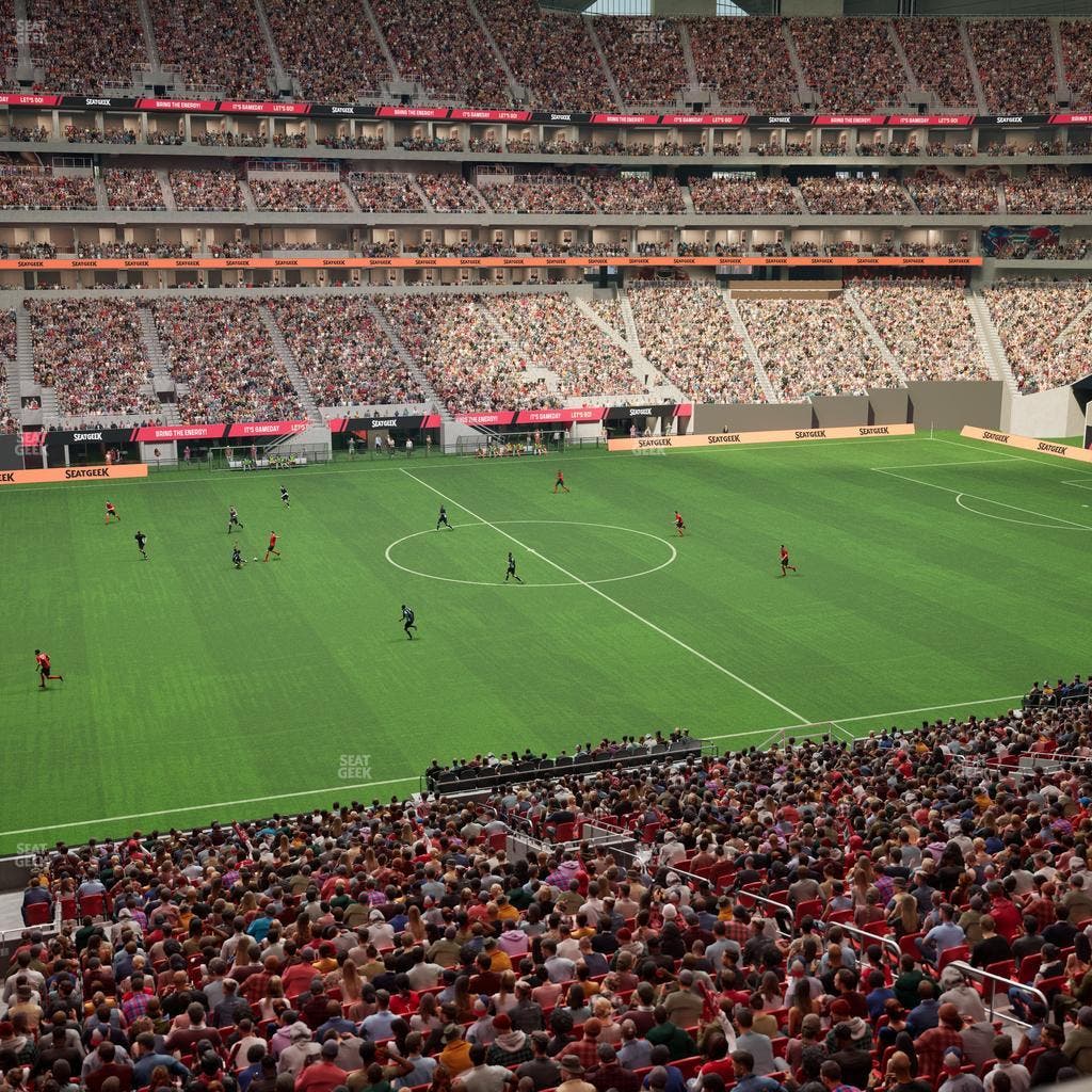 Mercedes-Benz Stadium - Section Gullwing Club 28 Seat View