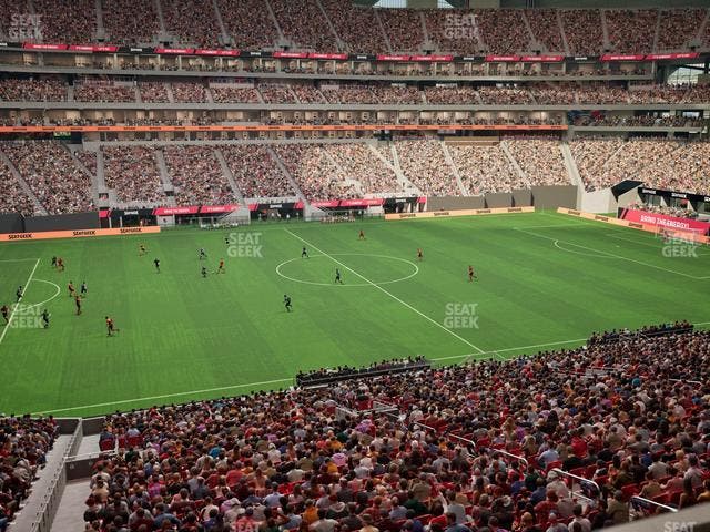 Mercedes-Benz Stadium - Section Gullwing Club 28 Seat View