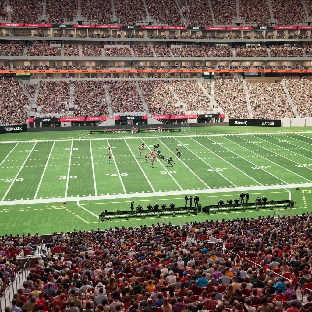 Mercedes-Benz Stadium - Section Gullwing Club 28 Seat View