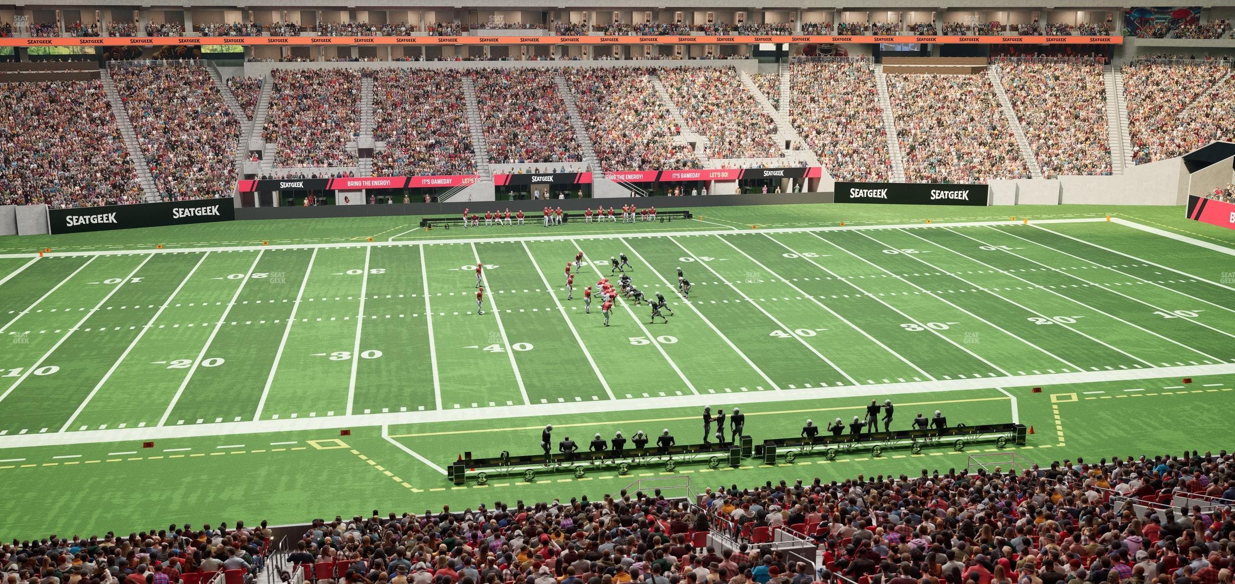 Mercedes-Benz Stadium - Section Gullwing Club 28 Seat View