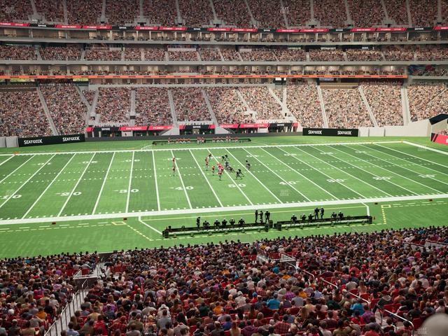 Mercedes-Benz Stadium - Section Gullwing Club 28 Seat View