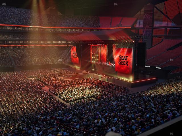 Mercedes-Benz Stadium - Section Gullwing Club 28 Seat View