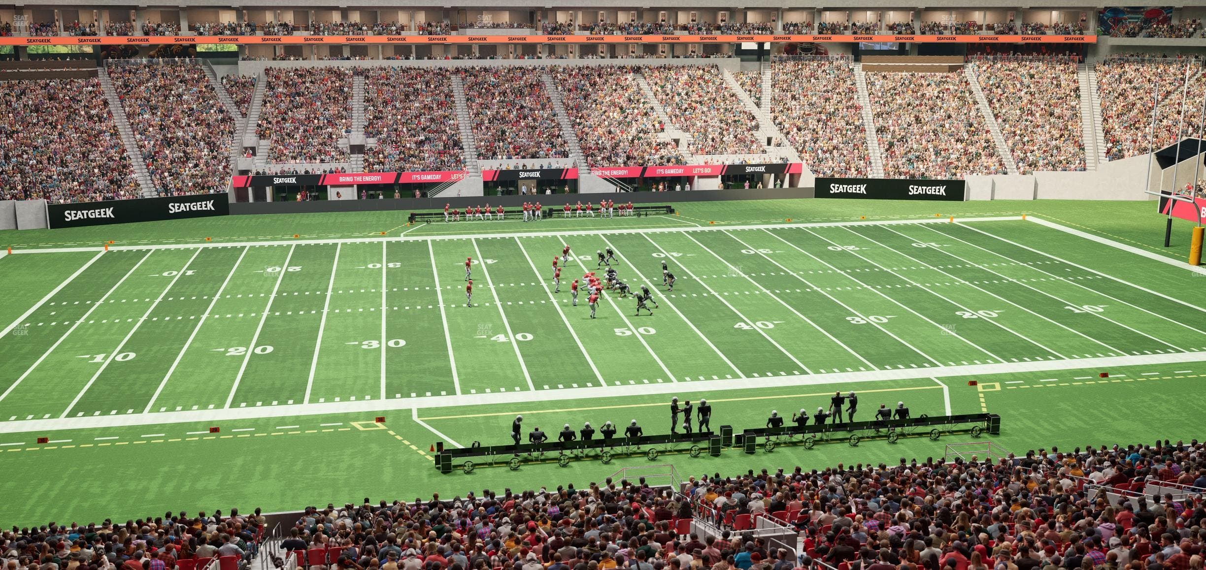 Mercedes-Benz Stadium - Section Gullwing Club 28 Seat View