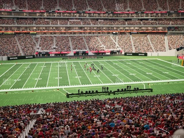 Mercedes-Benz Stadium - Section Gullwing Club 28 Seat View