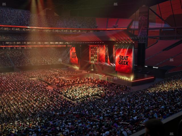 Mercedes-Benz Stadium - Section Gullwing Club 29 Seat View