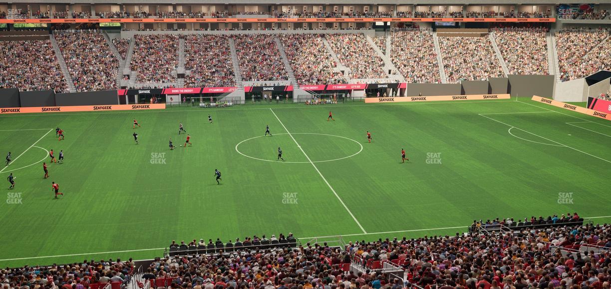 Mercedes-Benz Stadium - Section Gullwing Club 29 Seat View