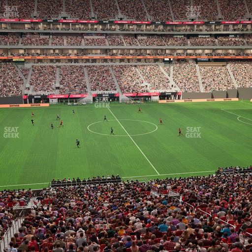 Mercedes-Benz Stadium - Section Gullwing Club 29 Seat View