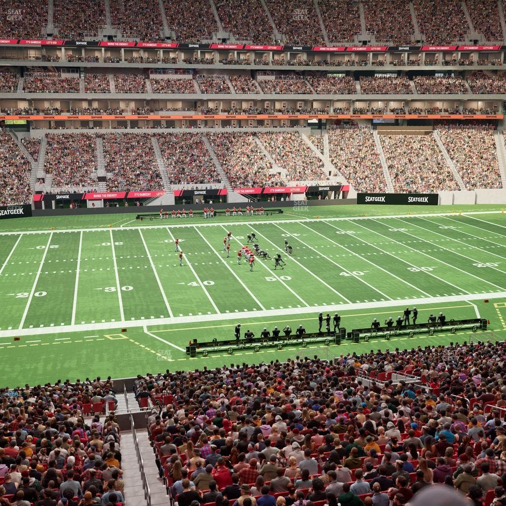 Mercedes-Benz Stadium - Section Gullwing Club 29 Seat View