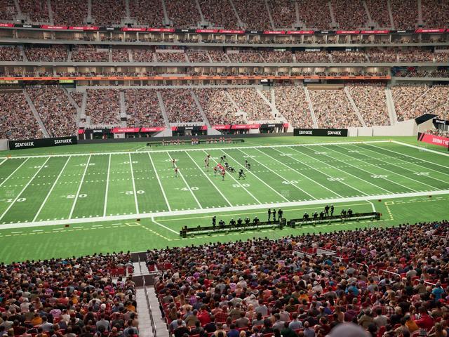 Mercedes-Benz Stadium - Section Gullwing Club 29 Seat View