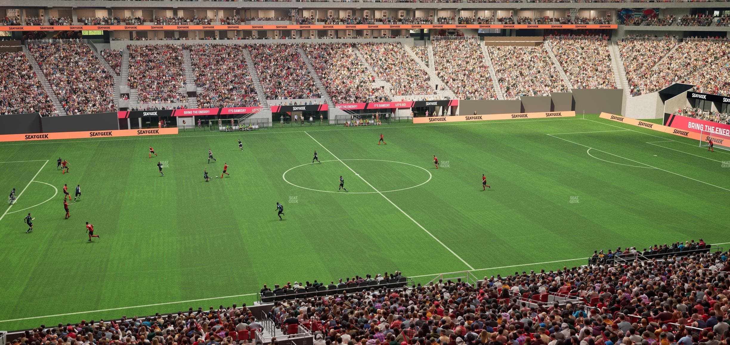 Mercedes-Benz Stadium - Section Gullwing Club 30 Seat View