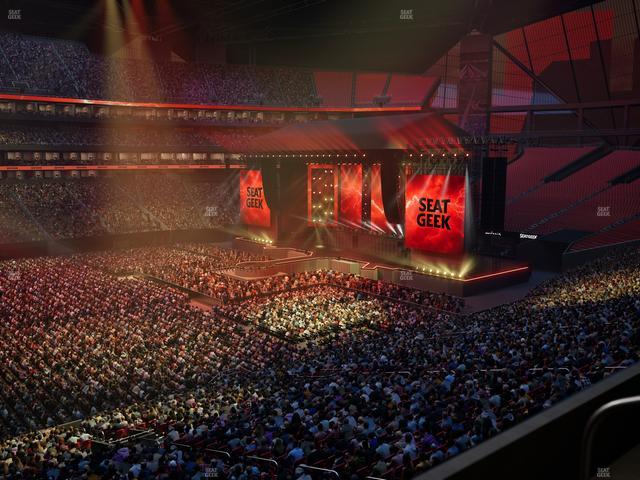 Mercedes-Benz Stadium - Section Gullwing Club 30 Seat View