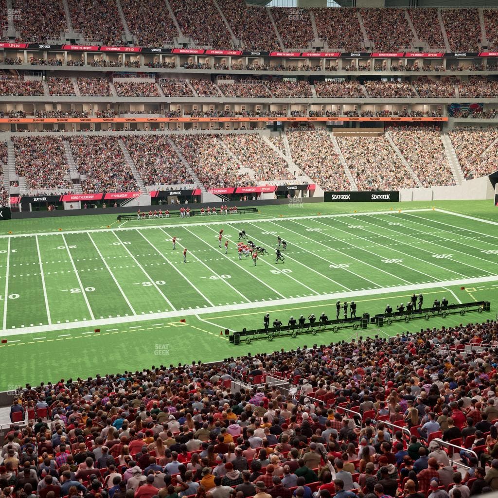 Mercedes-Benz Stadium - Section Gullwing Club 30 Seat View