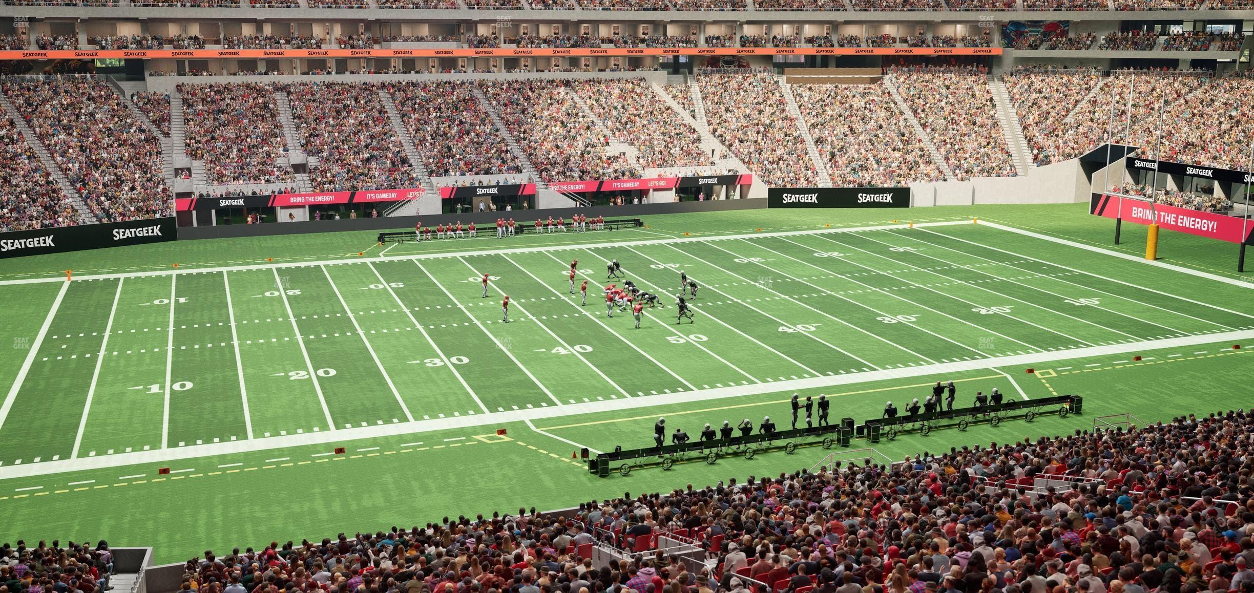 Mercedes-Benz Stadium - Section Gullwing Club 30 Seat View
