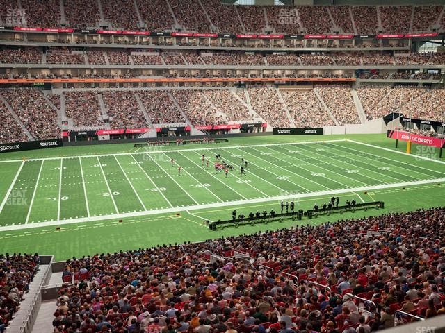 Mercedes-Benz Stadium - Section Gullwing Club 30 Seat View