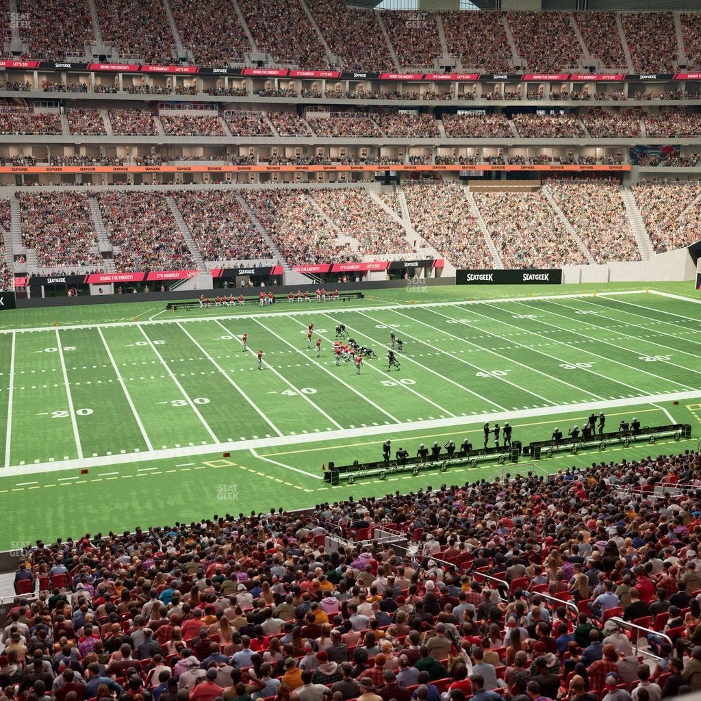 Mercedes-Benz Stadium - Section Gullwing Club 30 Seat View