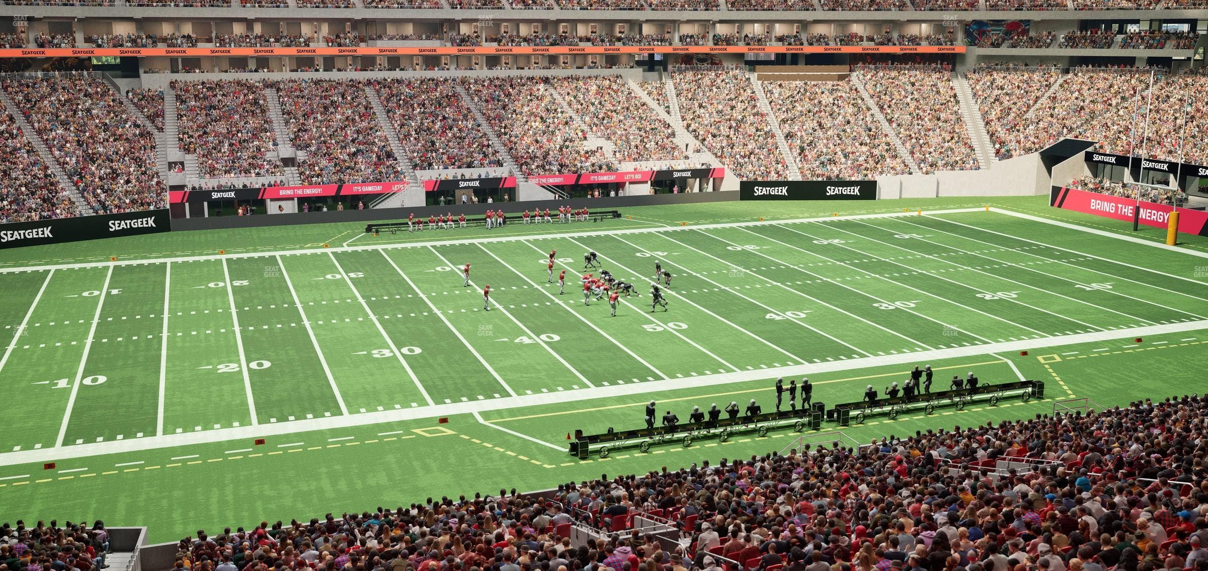 Mercedes-Benz Stadium - Section Gullwing Club 30 Seat View