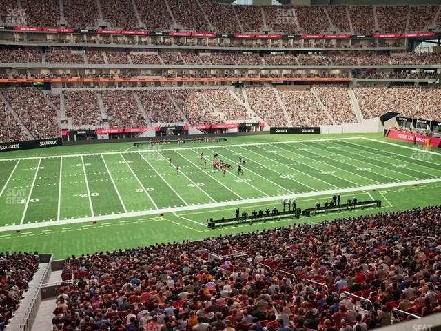 Mercedes-Benz Stadium - Section Gullwing Club 30 Seat View