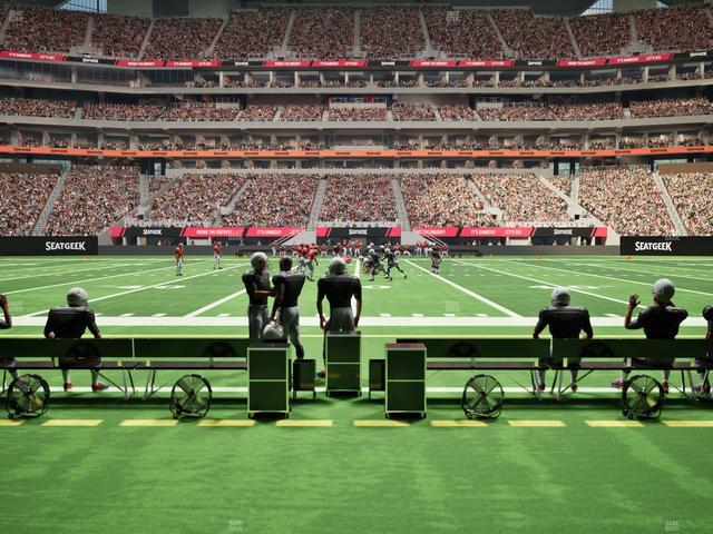 Mercedes-Benz Stadium - Section Mercedes Benz Club Lounge Seat View