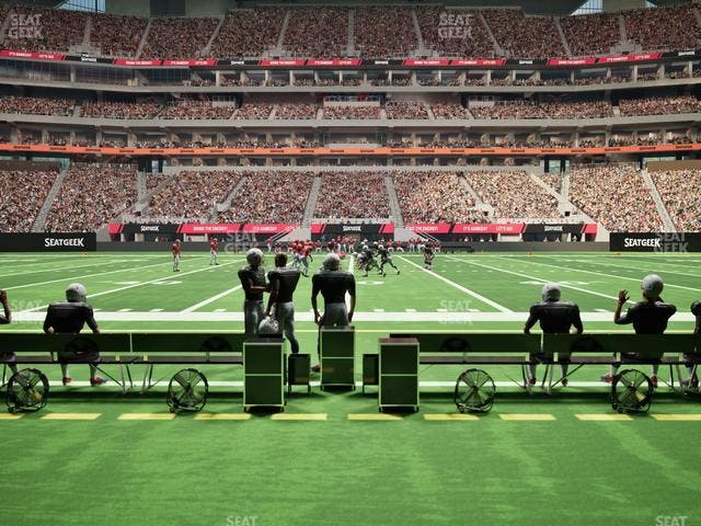 Mercedes-Benz Stadium - Section Mercedes Benz Club Lounge Seat View