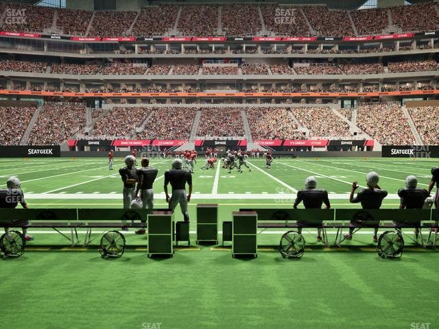 Mercedes-Benz Stadium - Section Mercedes Benz Club Lounge Seat View