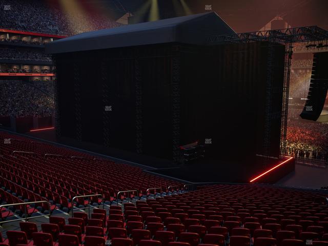 Mercedes-Benz Stadium - Section Molly Bs Club Seat View