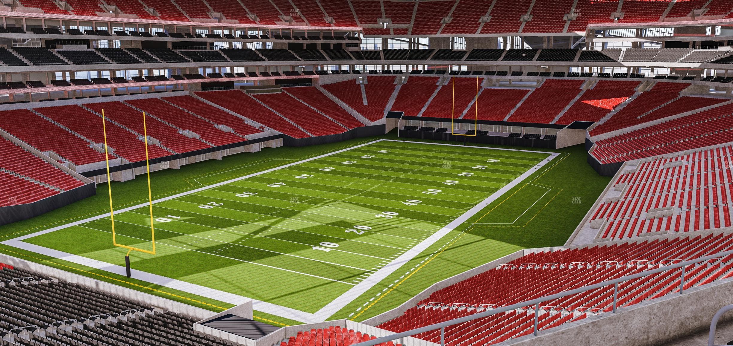 Mercedes-Benz Stadium - Section Molly Bs Club Seat View