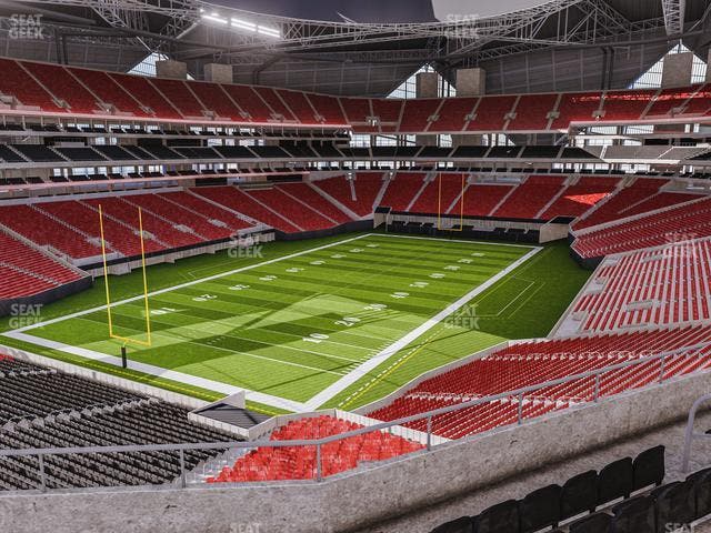 Mercedes-Benz Stadium - Section Molly Bs Club Seat View