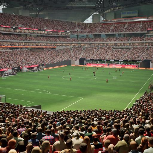 Mercedes-Benz Stadium - Section Molly Bs Club Seat View