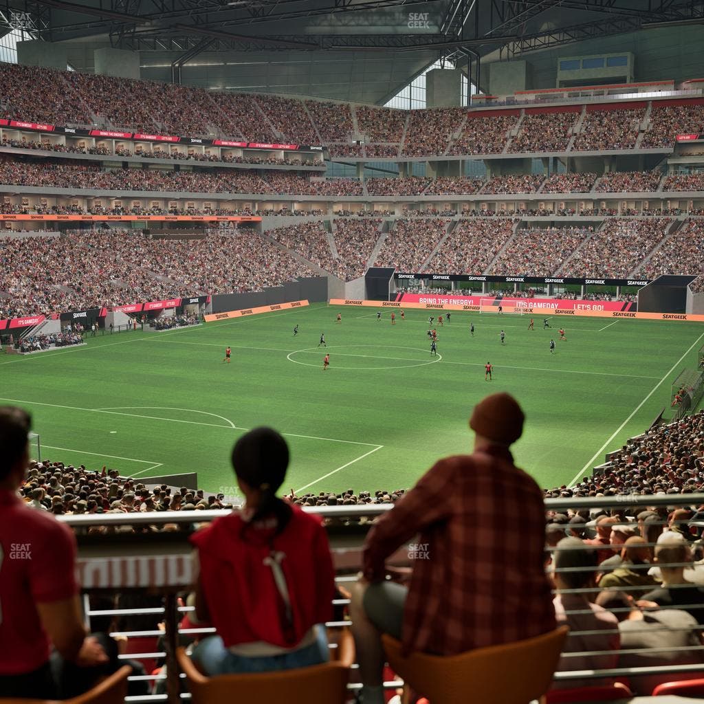 Mercedes-Benz Stadium - Section Molly Bs Club Seat View