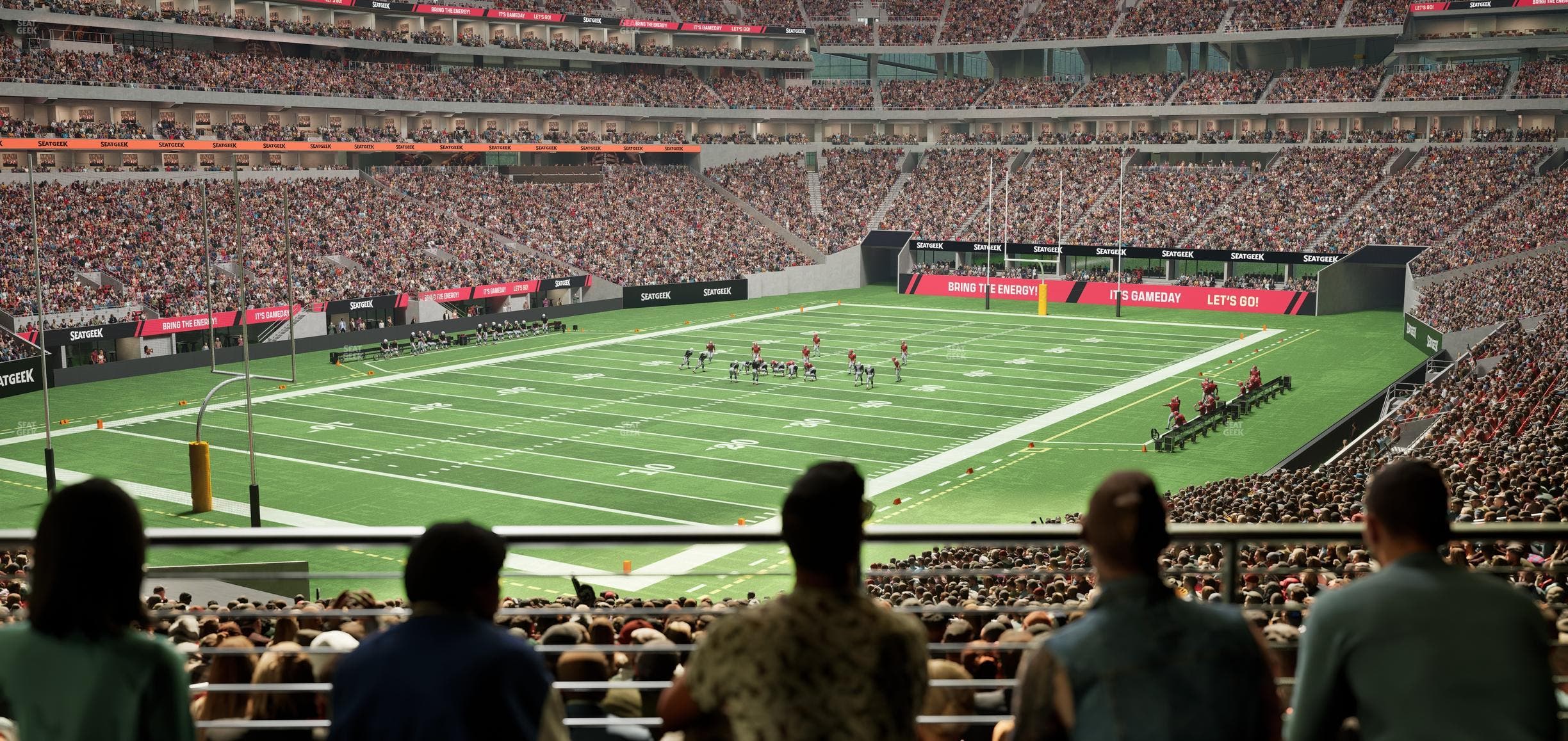 Mercedes-Benz Stadium - Section Molly Bs Club Seat View