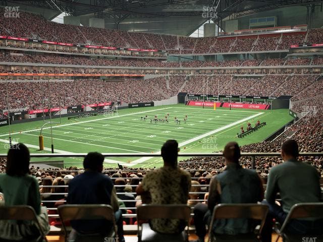 Mercedes-Benz Stadium - Section Molly Bs Club Seat View