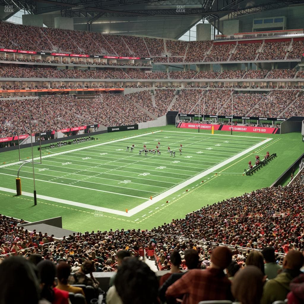 Mercedes-Benz Stadium - Section Molly Bs Lounge Seat View