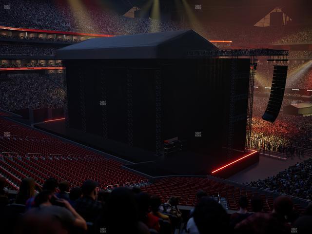 Mercedes-Benz Stadium - Section Molly Bs Lounge Seat View