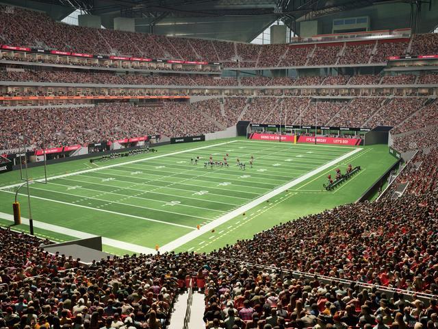 Mercedes-Benz Stadium - Section Molly Bs Lounge Seat View